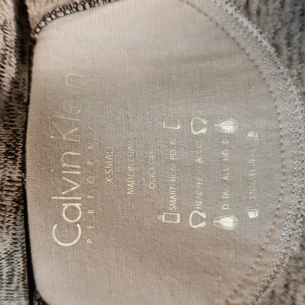 SOLD CL CALVIN KLEIN DETACHABLE HOOD WOMENS PERFORMANCE GYM JACKET COAT - Picture 7 of 13